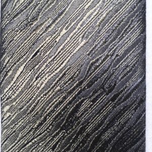 Brand Q Charcoal Abstract Super Skinny Tie